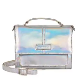 Wehkamp BURKELY leren crossbody tas Cool Colbie zilverkleurig aanbieding