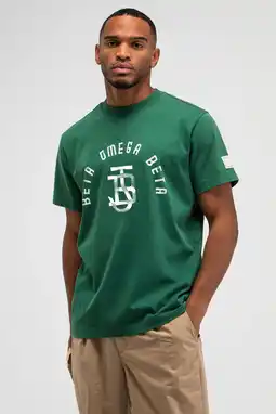 Wehkamp Butcher of Blue relaxed T-shirt groen aanbieding