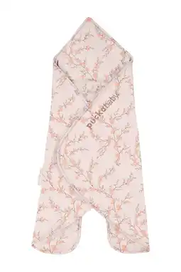 Wehkamp Puckababy Newborn The Gogo wikkeldeken 0-7 mnd Rosé/blossom aanbieding