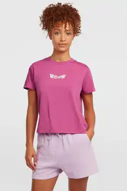 Wehkamp O'Neill T-shirt roze aanbieding