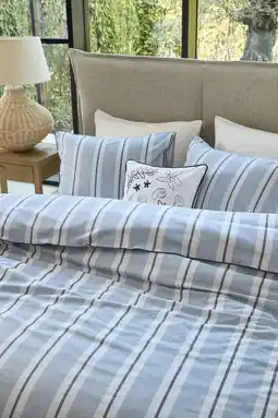 Wehkamp Riviera Maison katoenen dekbedovertrek lits-jumeaux (240x220 cm) aanbieding