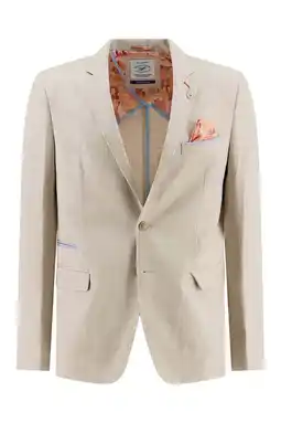 Wehkamp A fish named Fred colbert met linnen beige aanbieding