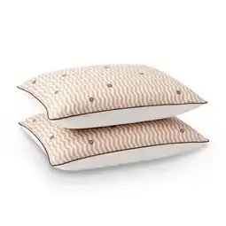 Wehkamp Dindi Home katoenen kussensloop bruin (60x70 cm) aanbieding