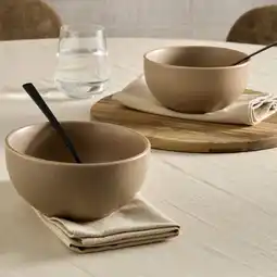 Wehkamp NOUS Living Grain kom (Ø15 cm) (set van 2) aanbieding