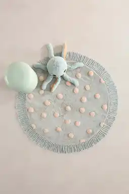 Wehkamp NOUS Kids kindervloerkleed Dots (Ø110 cm) aanbieding