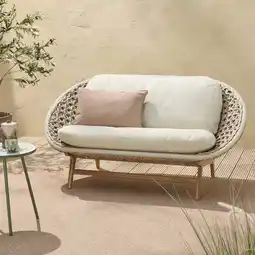 Wehkamp Studio LIVIT loungebank Malang teak aanbieding