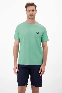 Wehkamp LERROS regular T-shirt groen aanbieding
