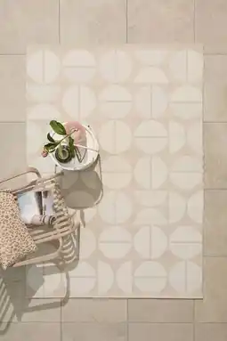 Wehkamp NOUS Living binnen- en buitenvloerkleed crème/zand (230x160 cm) aanbieding