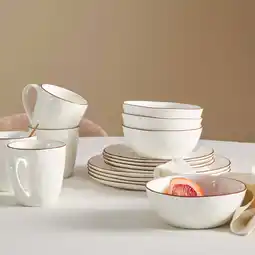Wehkamp NOUS Living Edge serviesset (16-delig) aanbieding