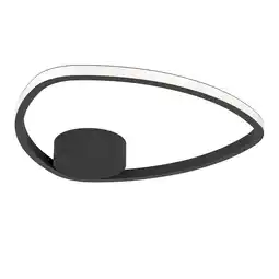 Wehkamp EGLO Moschella Plafondlamp - LED - Zwart, Wit aanbieding