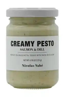 Wehkamp Nicolas Vahé romige pesto met zalm en dille, 135 g aanbieding