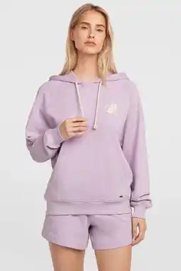 Wehkamp O'Neill hoodie met backprint lila aanbieding