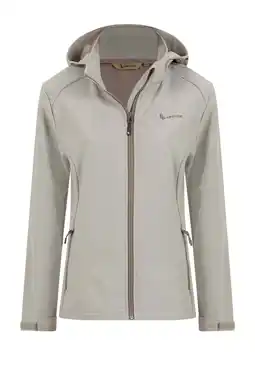 Wehkamp Life-Line softshell jas Moraine beige aanbieding