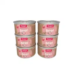 Wehkamp Hoopo Kattenvoer Beef Paté (6 Pack) aanbieding