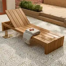 Wehkamp Studio LIVIT teak ligbed Cabanas aanbieding