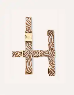 Wehkamp Dogguo Hondenharnas ZEBRA HARNESS BROWN / BEIGE M aanbieding