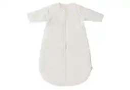 Wehkamp Jollein slaapzak met afritsbare mouw Rib - Ivory aanbieding