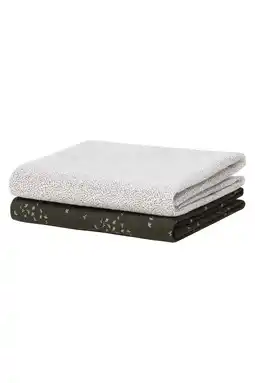 Wehkamp Noppies Baby Comfort Mixed dessin hydrofiele doek - 70x70 cm Beetle (set van 2) aanbieding