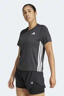 Wehkamp adidas Performance sportshirt zwart/wit aanbieding
