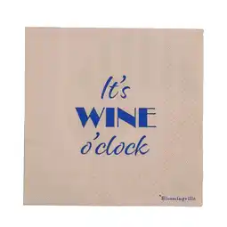 Wehkamp Bloomingville Wine servet (papier) (set van 20) aanbieding