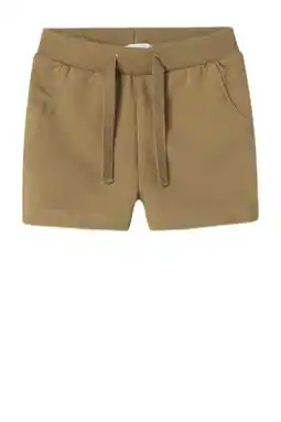 Wehkamp NAME IT BABY sweatshort bruin aanbieding