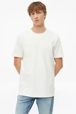 Wehkamp s.Oliver regular fit jacquard T-shirt met ronde hals - wit aanbieding