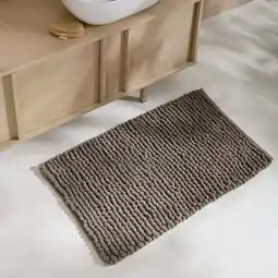 Wehkamp NOUS Living badmat taupe (80x50 cm) aanbieding