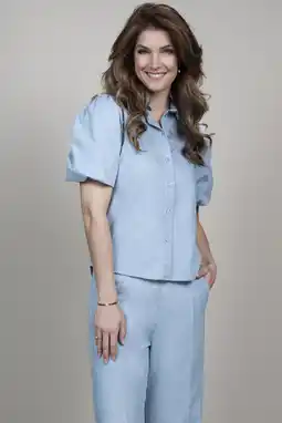 Wehkamp Elvira Collections blouse lichtblauw aanbieding