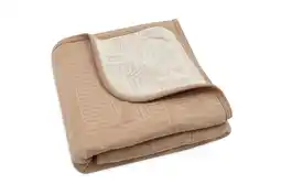 Wehkamp Jollein reversible wiegdeken Jungle Jambo - Biscuit/Oatmeal aanbieding