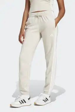 Wehkamp adidas Sportswear joggingbroek beige/wit aanbieding