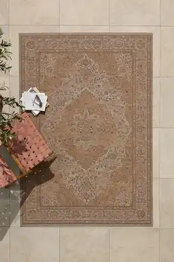 Wehkamp NOUS Living binnen- en buitenvloerkleed bruin (230x160 cm) aanbieding