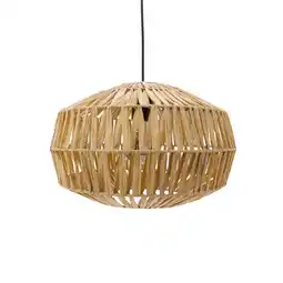 Wehkamp EGLO Sheldon Hanglamp - E27 - Ø 38 cm - Bruin|Zwart - Papier aanbieding