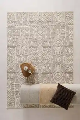 Wehkamp NOUS Living vloerkleed zand/créme (290x200 cm) aanbieding
