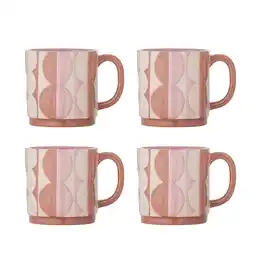 Wehkamp Bloomingville mok Saul (set van 4) (Ø9 cm) aanbieding