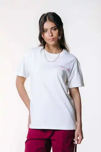 Wehkamp Colourful Rebel T-shirt met backprint wit aanbieding