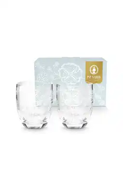 Wehkamp Pip Studio waterglas Lily&lotus (set van 2) (280 ml) aanbieding