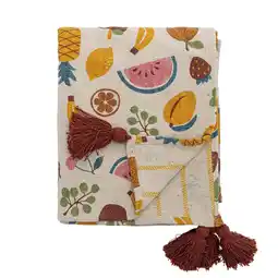 Wehkamp Bloomingville Mini plaid Fruitta (160x130 cm) aanbieding
