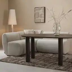 Wehkamp Studio LIVIT eetkamerbank Delia 196 cm aanbieding