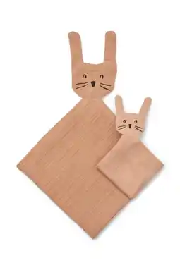 Wehkamp Liewood knuffeldoekje - lichtbruin (set van 2) aanbieding
