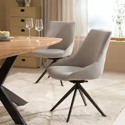 Wehkamp NOUS Living eetkamerstoel (set van 2) Loren aanbieding