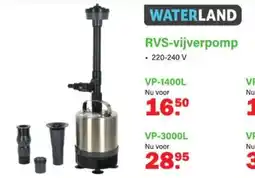 Van Cranenbroek Waterland RVS-vijverpomp aanbieding