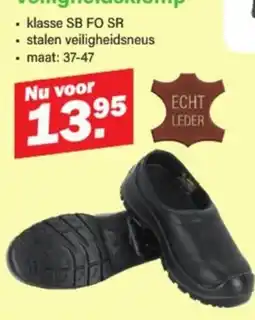 Van Cranenbroek veiligheidsklomp aanbieding
