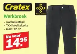 Van Cranenbroek Cratex Werkbroek aanbieding