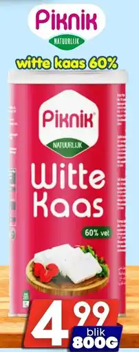 Özbaktat Supermarkt Piknik witte kaas aanbieding
