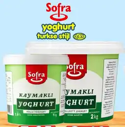 Özbaktat Supermarkt Sofra kaymakli yoghurt aanbieding