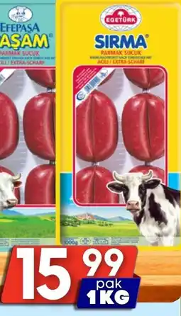 Özbaktat Supermarkt Turkse Knoflookworst aanbieding