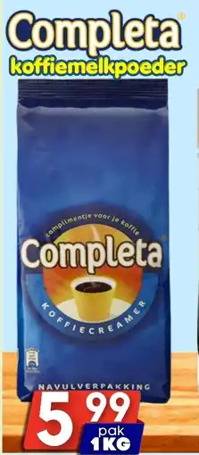 Özbaktat Supermarkt Completa koffiemelkpoeder aanbieding