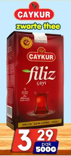 Özbaktat Supermarkt ÇAYKUR zwarte thee aanbieding