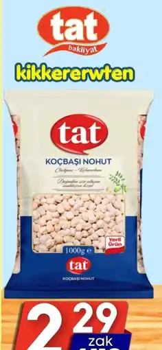 Özbaktat Supermarkt tat kikkererwten aanbieding