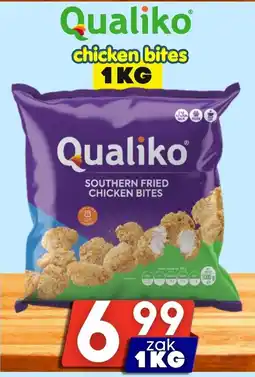 Özbaktat Supermarkt Qualiko southern fried chicken bites aanbieding